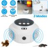 360Â° Ultrasonic Mice Repellent Indoor Rodent Repeller Rat Squirrel Rodent Chaser with 3 Modes 2 Strobe Lights for Kitchen Warehouse