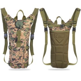 Tactical Hydration Pack 3L Water Bladder Adjustable Water Drink Backpack for Hiking Cycling Climbing Running (Option: 2LWATERBAG(JUNGLE)GPCT1440)