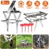 2PCS Easy Setup Mole Scissor Traps Outdoor Reusable Mole Rodent Control Trap Solid Metal Material For Lawn Garden Yard