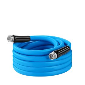 25FT/50FT 5/8" Non-Expanding Flexible Garden Hose Heavy Duty PVC Water Hose Leak-Resistant Kink-Free All-weather Burst 500PSI (Option: WATERHOSE(25FT)GPCT5415)