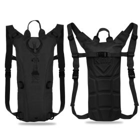 Tactical Hydration Pack 3L Water Bladder Adjustable Water Drink Backpack for Hiking Cycling Climbing Running (Option: 2LWATERBAG(BLACK)GPCT1440)