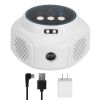 360Â° Ultrasonic Mice Repellent Indoor Rodent Repeller Rat Squirrel Rodent Chaser with 3 Modes 2 Strobe Lights for Kitchen Warehouse