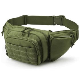 Tactical Fanny Pack For Men Concealed Carry Bag Military Waist Bag Traveling Waist Pouch with Adjustable Strap Quick Release for Camping Hiking (Option: HOLSTERPACK(ARMYGREEN)GPCT4890)
