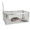1Pc Rat Trap Cage Humane Live Rodent Trap Cage Galvanized Iron Mice Mouse Control Bait Catch with Detachable U Shaped Rod