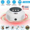 360Â° Ultrasonic Mice Repellent Indoor Rodent Repeller Rat Squirrel Rodent Chaser with 3 Modes 2 Strobe Lights for Kitchen Warehouse