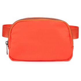 Sport Fanny Pack Unisex Waist Pouch Belt Bag Purse Chest Bag for Outdoor Sport Travel Beach Concerts Travel 20.86in-35.03in Waist Circumference with A (Option: BELTBAG(ORANGE)GPCT3873)