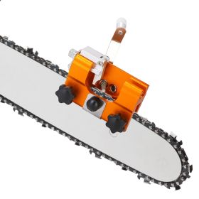 Chainsaw Chain Sharpening Jig Universal Chainsaw Sharpener Kit Hand Crank Chain Sharpener for Electric Saw for Lumberjack Garden Worker (Option: CHAINSAWSHARPENERKITGPCT3412)