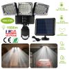 Solar Lights Outdoor 188 LEDs 1600lm Solar Security Lights Motion Sensor Lights 270Â°Lighting Angle Waterproof Dusk to Dawn Solar Wall Lights 360Â°Rot