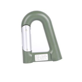 2200mAh Power Bank w/Emergency Flashlight Compass Carabiner-Shaped Hiking Camping Use (Option: GIFTCARABINER4IN1PB(GREEN)GPCT762)