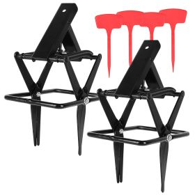2PCS Easy Setup Mole Scissor Traps Outdoor Reusable Mole Rodent Control Trap Solid Metal Material For Lawn Garden Yard (Option: 2PCMOLETRAP(PROBLACK)GPCT4666)