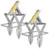 2PCS Easy Setup Mole Scissor Traps Outdoor Reusable Mole Rodent Control Trap Solid Metal Material For Lawn Garden Yard