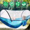 Camping Hammock with Mosquito Net 3-in-1 Portable Hammock Tent with Built_x001E_In Mosquito Net Dual-Way Zippers 440lbs Capacity Attached Storage Pock